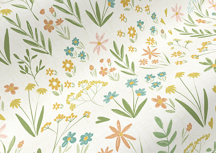 Scandi Meadow, Orangery - Twist&Fit Roller Blind - Image 4